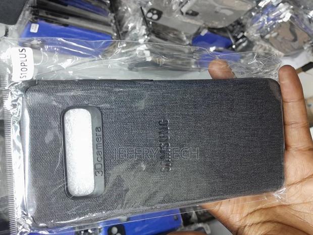 Canvas Samsung Galaxy S10 Plus Wallet Case - Grey