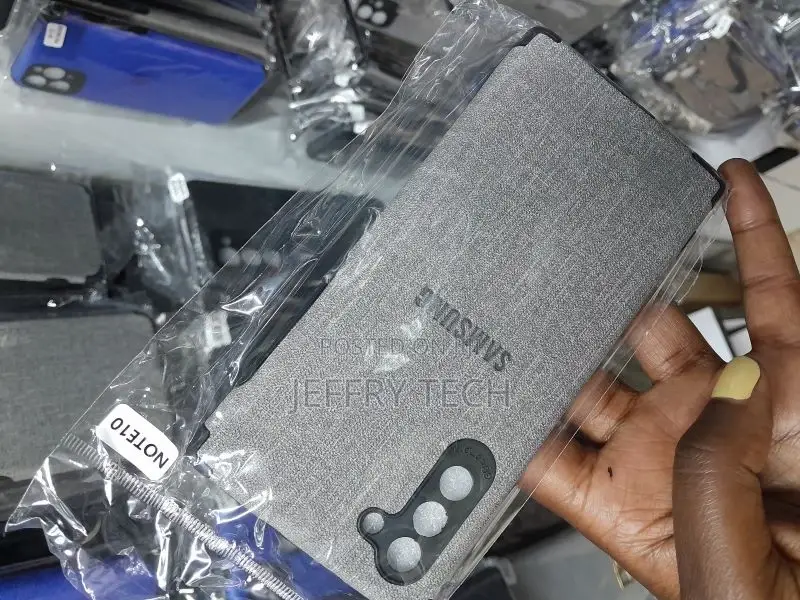 Samsung Galaxy Note10 Fabric Canvas Back Case