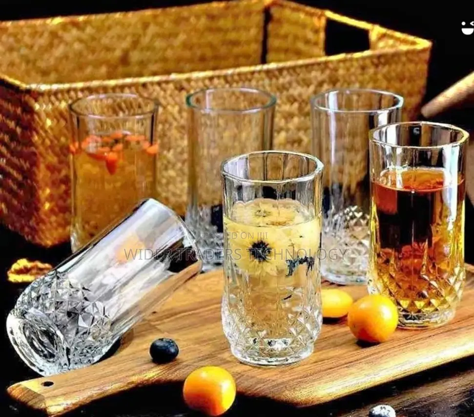 Set of 6 Pieces Water Glasses