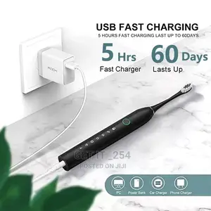 Rechargeable Electric Toothbrush With USB and 3 Replacement