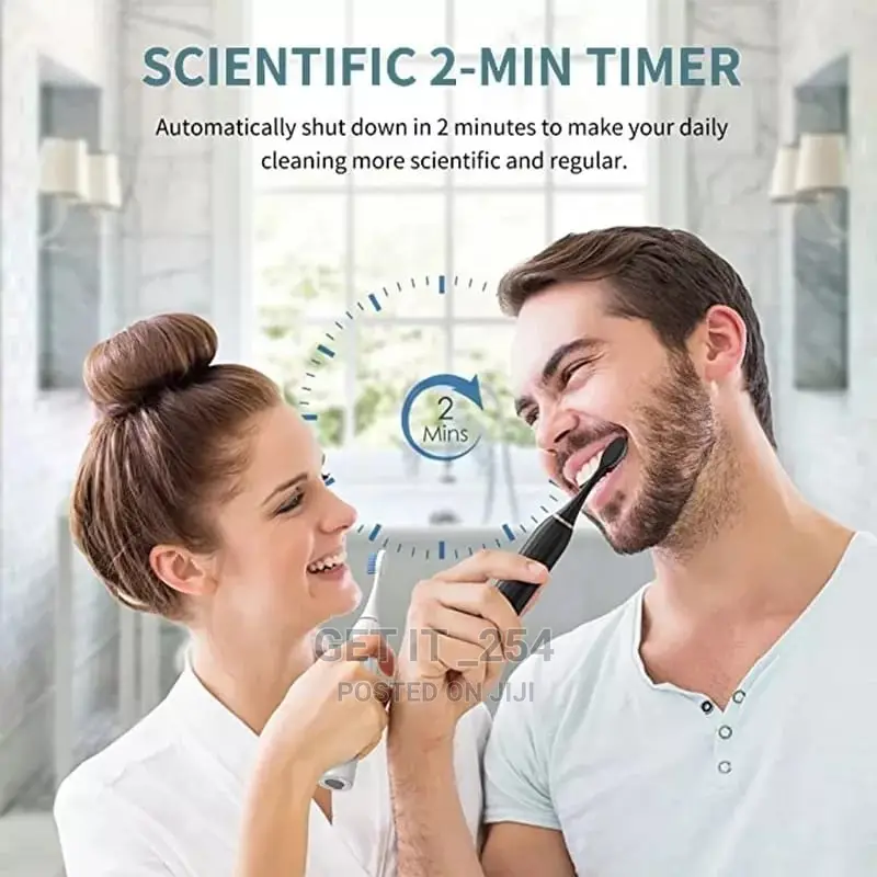 Rechargeable Electric Toothbrush With USB and 3 Replacement