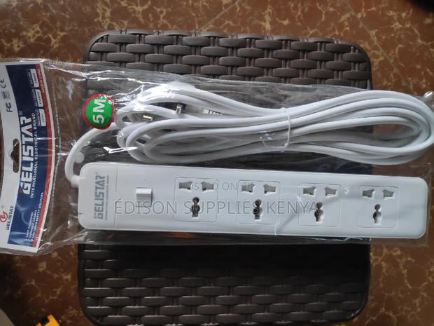 5m Extension Cable Gelistar 4way Multiplug Extension 5 Metre