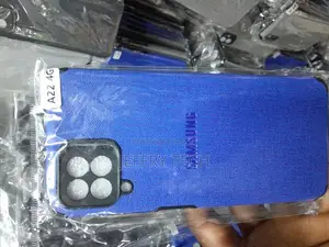Canvas Case Samsung A22 5G Blue