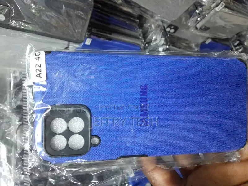 Canvas Case Samsung A22 5G Blue