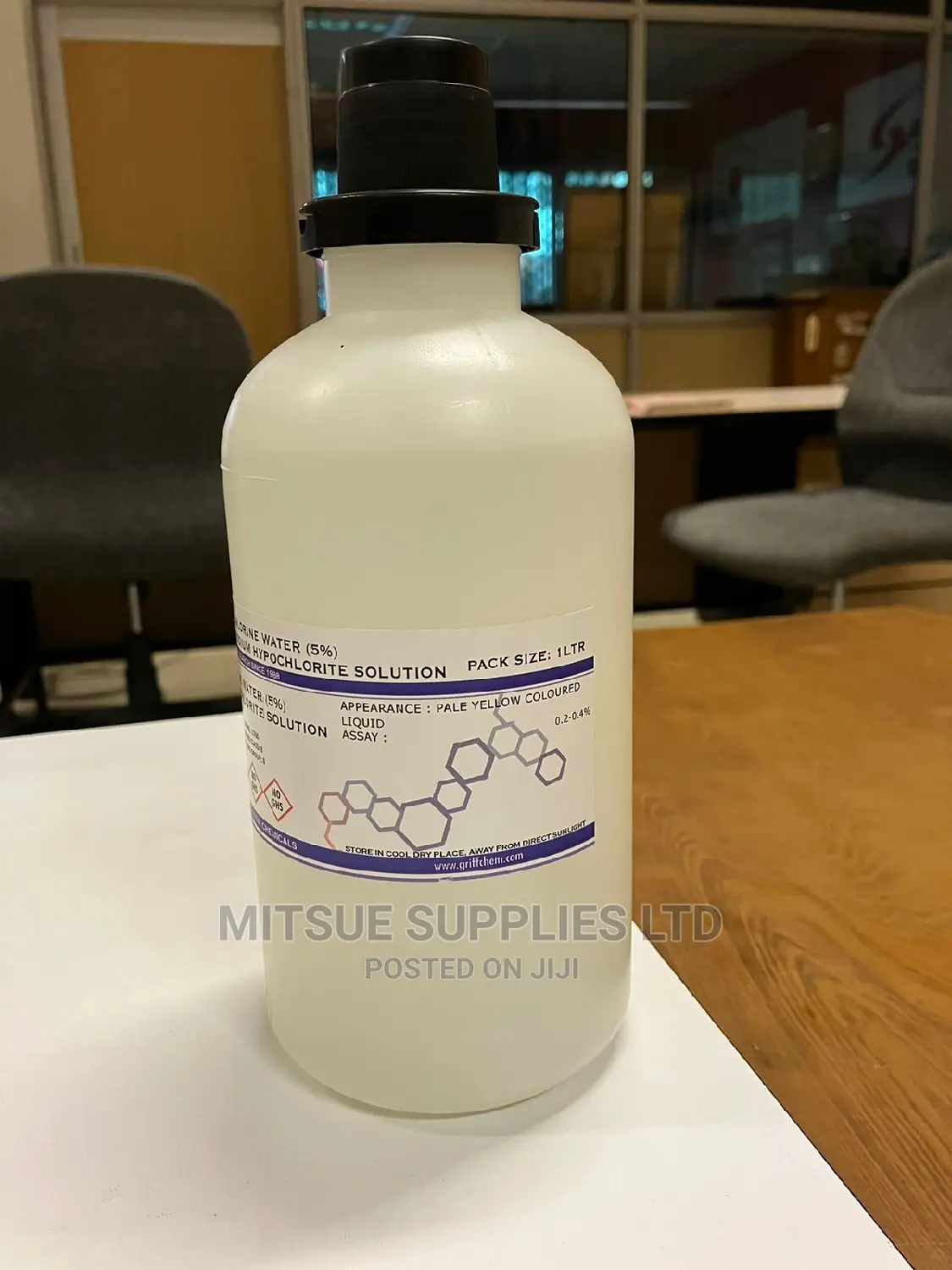 Sodium Hypochlorite Solution 1 Litre 5%