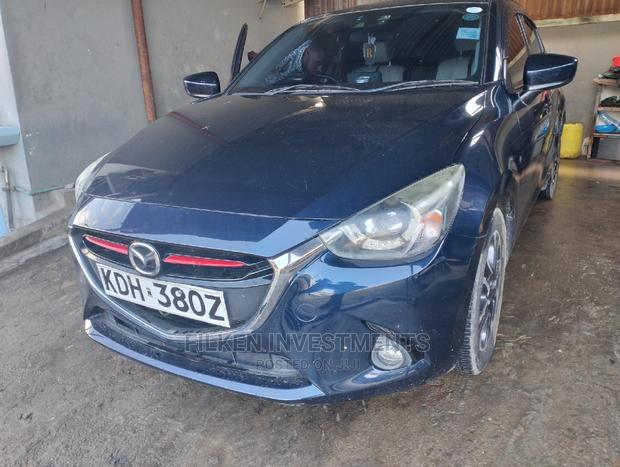 Mazda Demio 2014 Blue - thumbnail 2