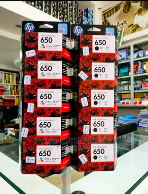 Hp 650 Cartridges Black And Colours