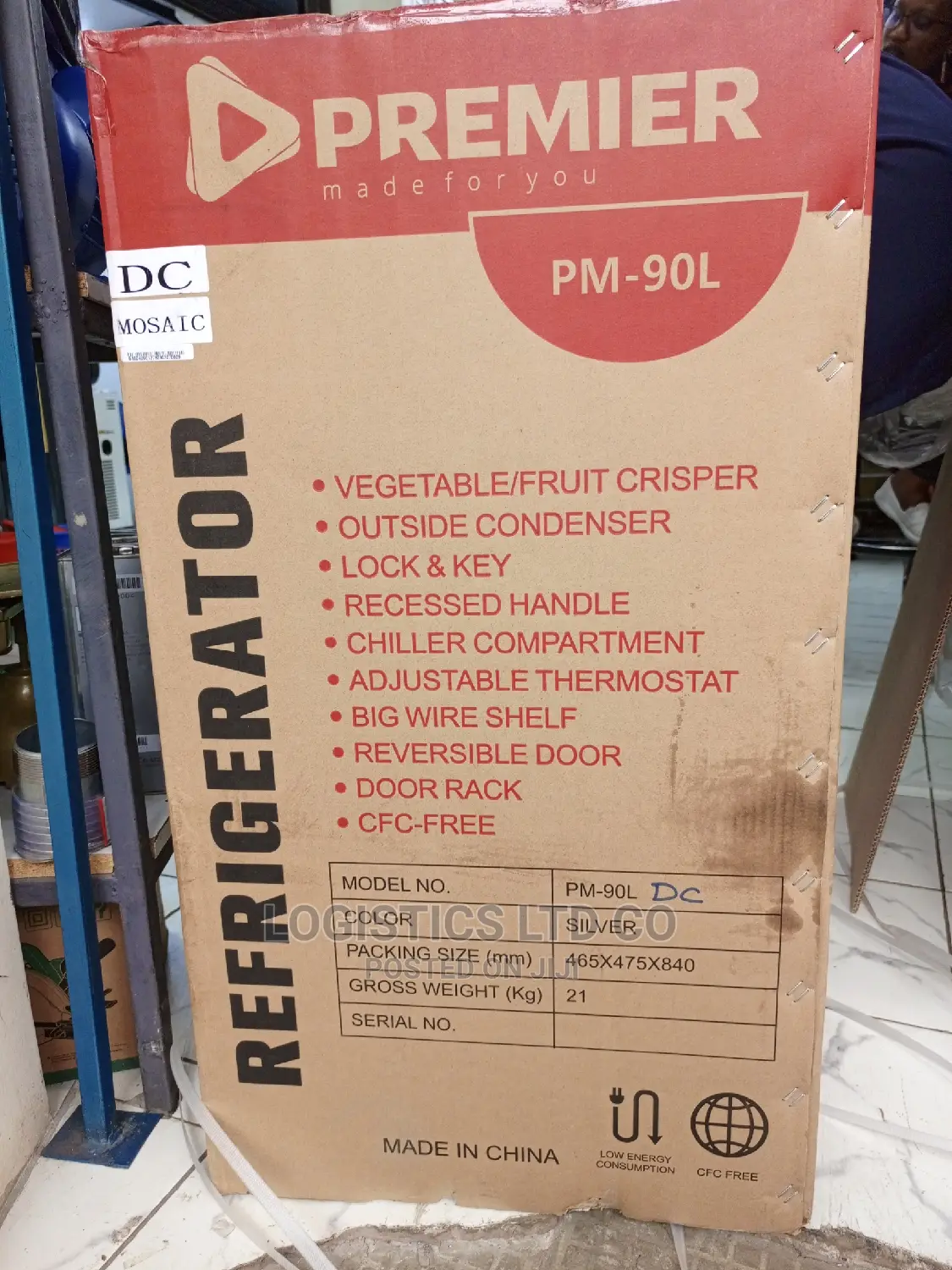 Premier 90L DC 12v - 24v Refrigerator