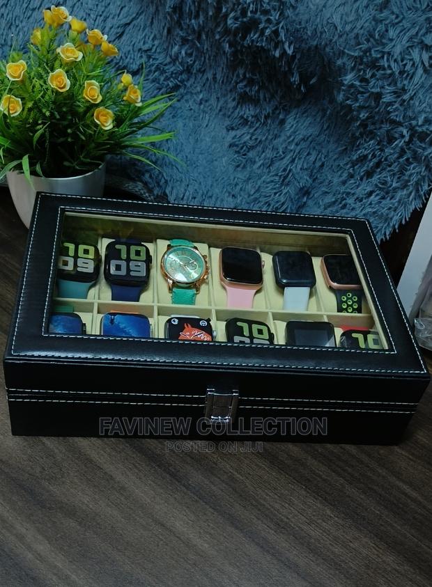 12 Slot Pu Leather Watch Display Box - thumbnail 3