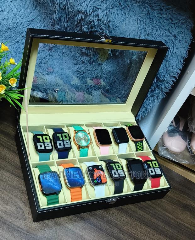 12 Slot Pu Leather Watch Display Box