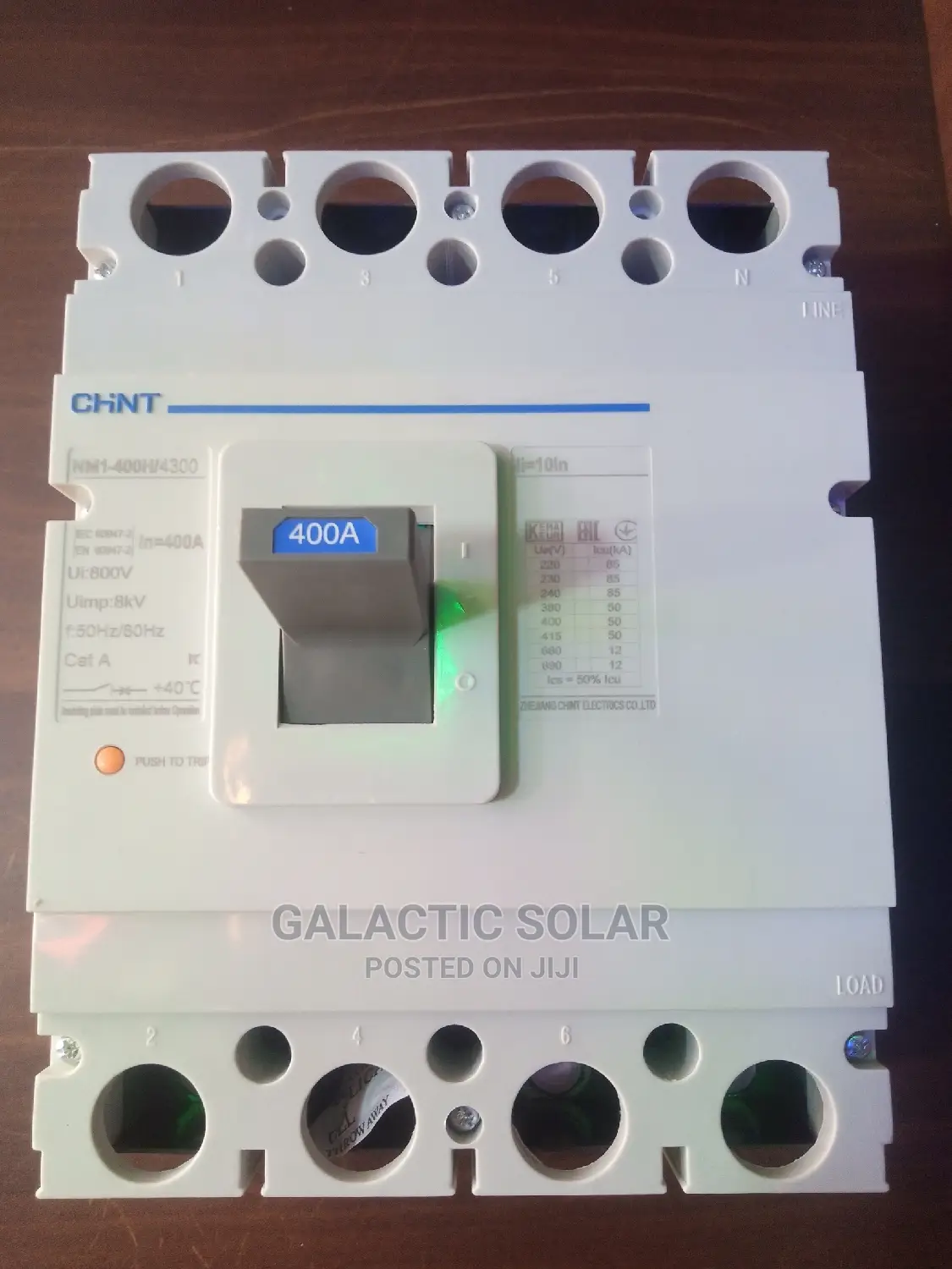 400A McCb 4pole