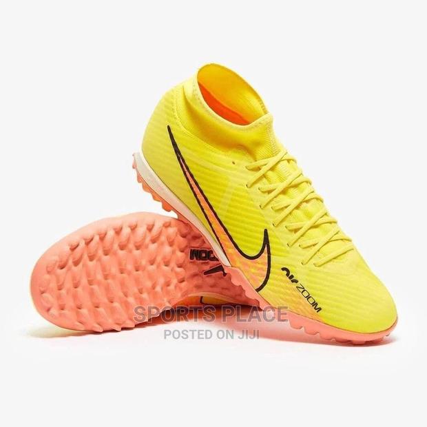 Nike Zoom Mercurial Superfly9 Turf (Yellow)Football Trainers - main view