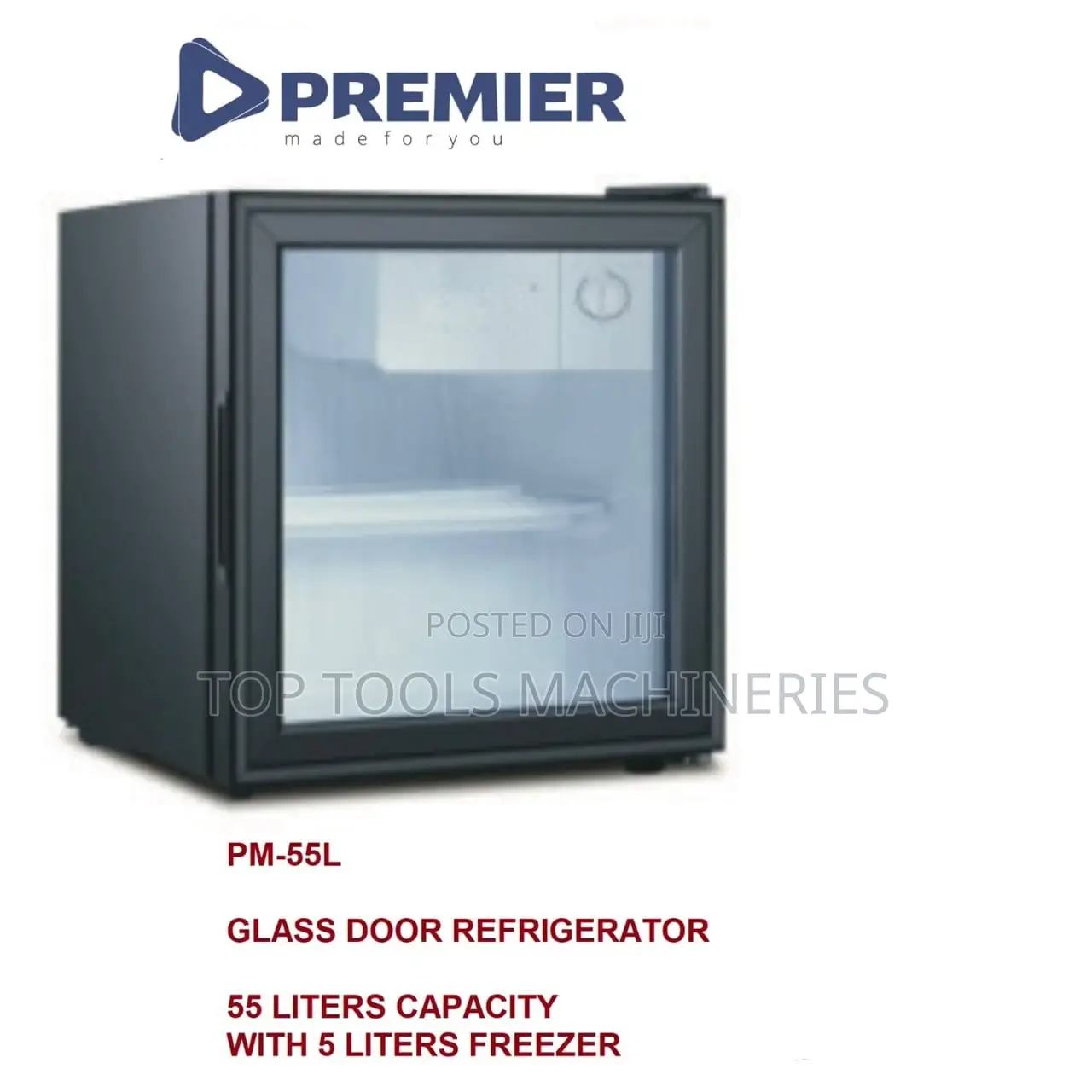 Premier 55litres Glass Door Refrigerator