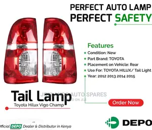 Hilux Vigo 2012 Tail Lamp Depo