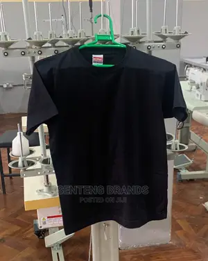 Black Cotton Tshirt