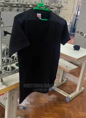 Black Cotton Tshirt
