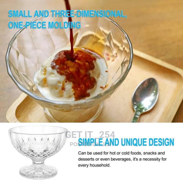 Blinkmax Clear Ice Cream Glass Cup - thumbnail 2