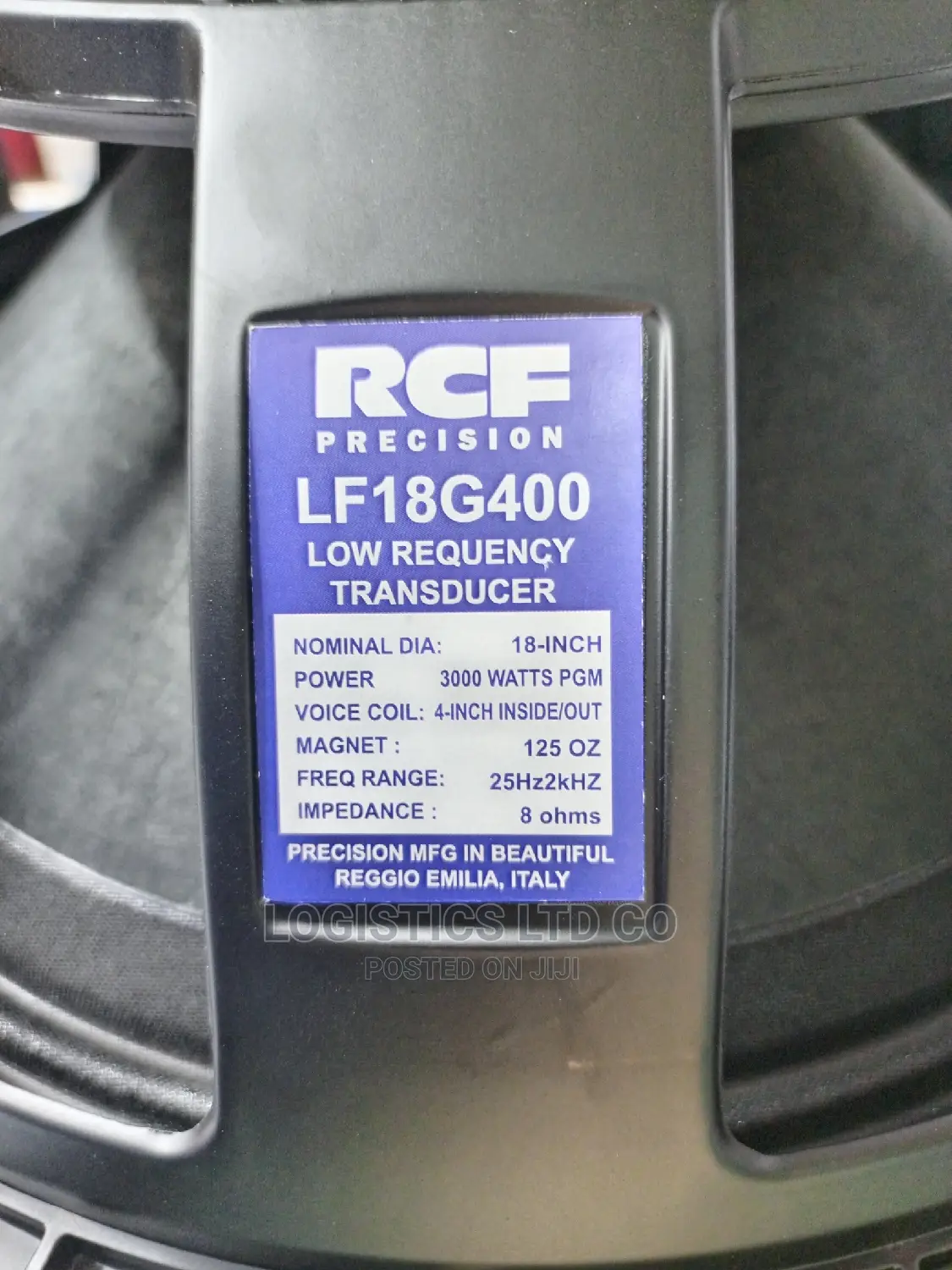 RCF LF18G-400 Bass Speaker 3000watts