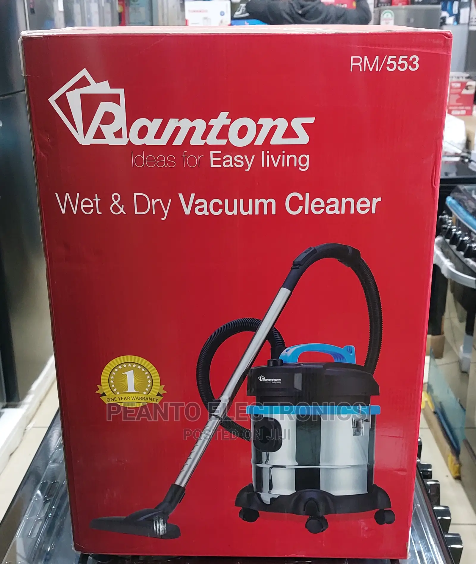 Ramtoms Drag Image to Spin Wet and Dry Vacuum Cleaner- Rm/5
