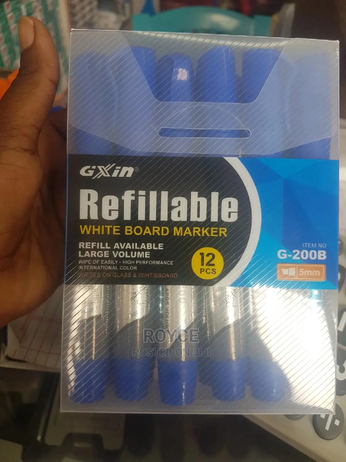Refillable White Board Markers-Dozen