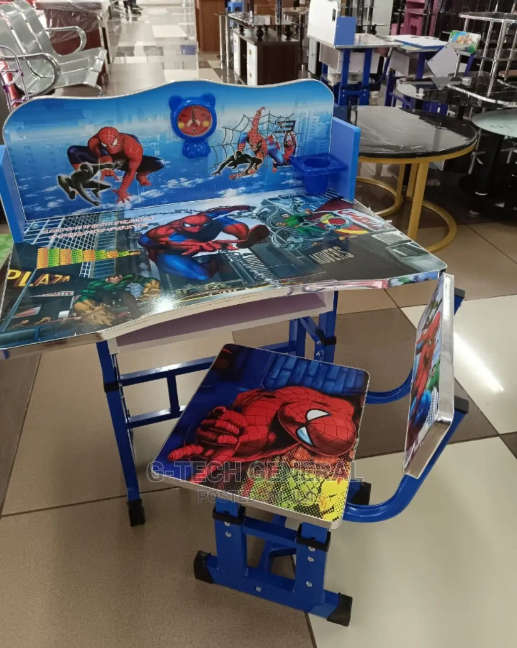 Kid's Table Blue(Spider Man)-adjustable