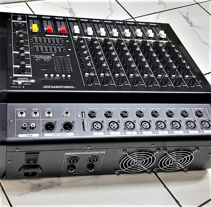 Yamaha 8 Channel Powered Mixer With Bluetooth and USB