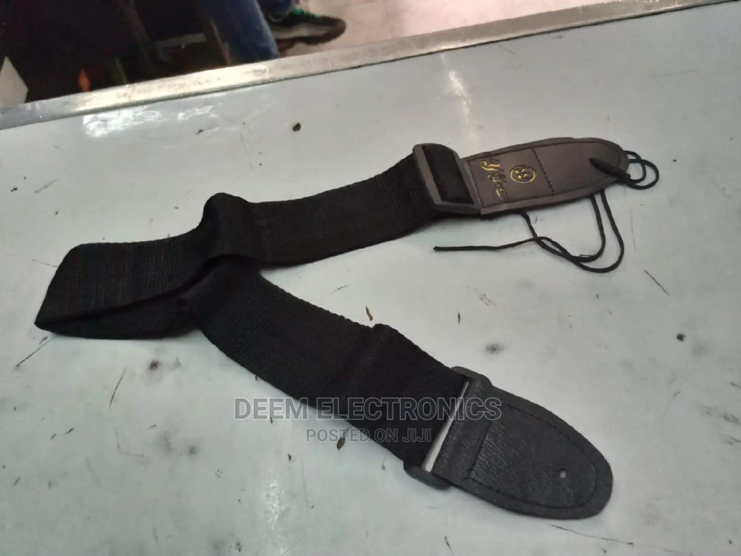 Guitar Strap, Black Long