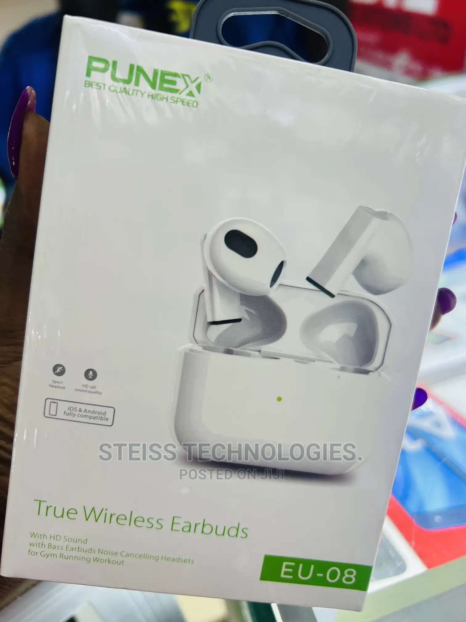 Punex Flat Wireless Earbuds 