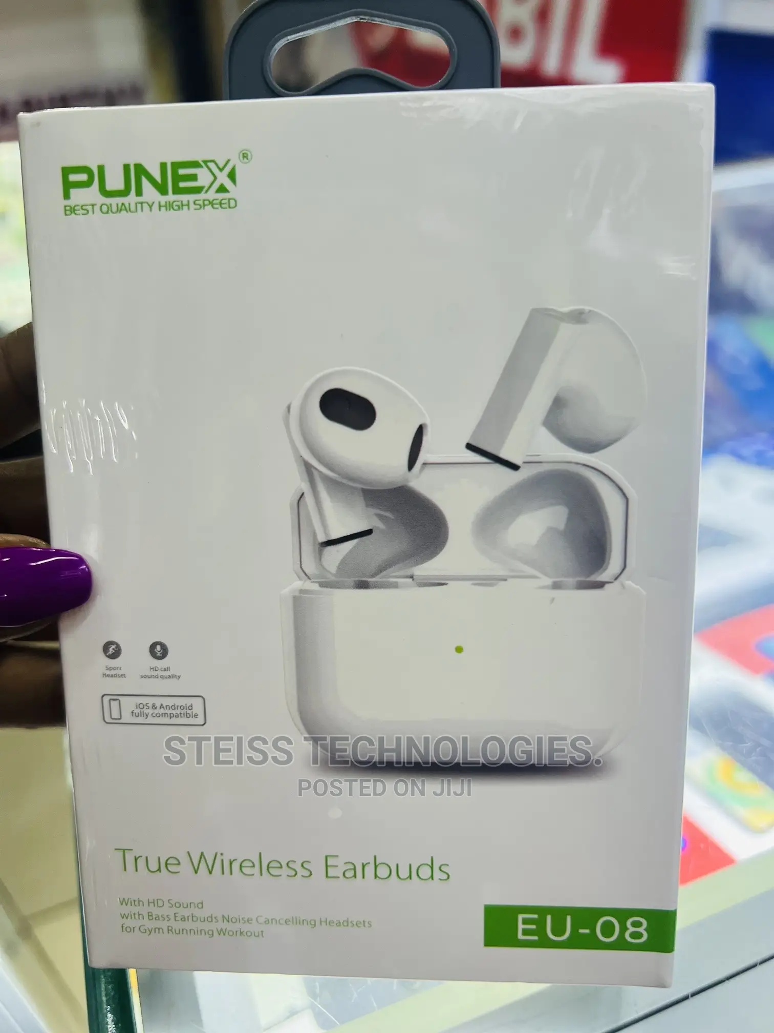 Punex Flat Wireless Earbuds 