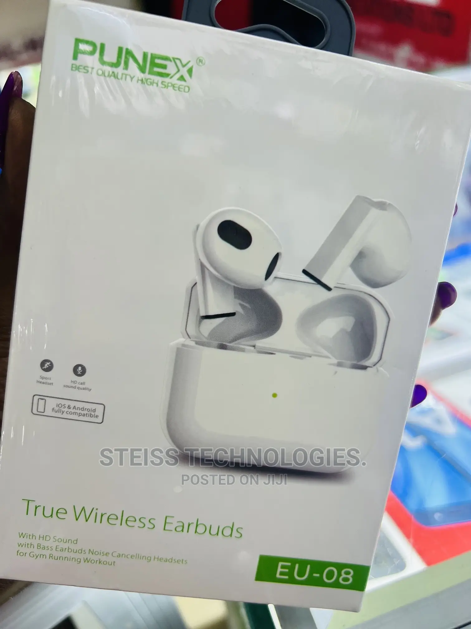 Punex Flat Wireless Earbuds 