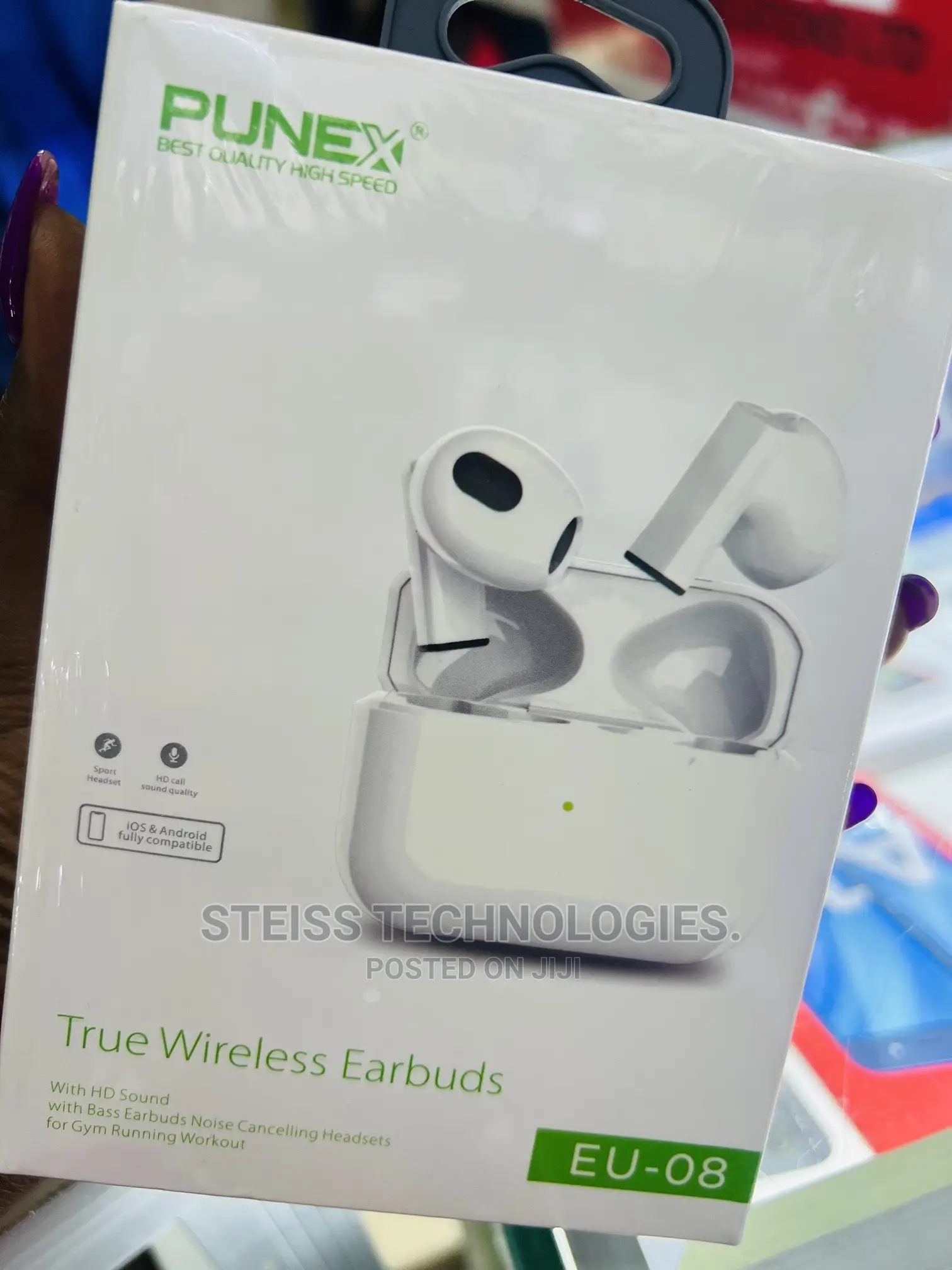 Punex Flat Wireless Earbuds 