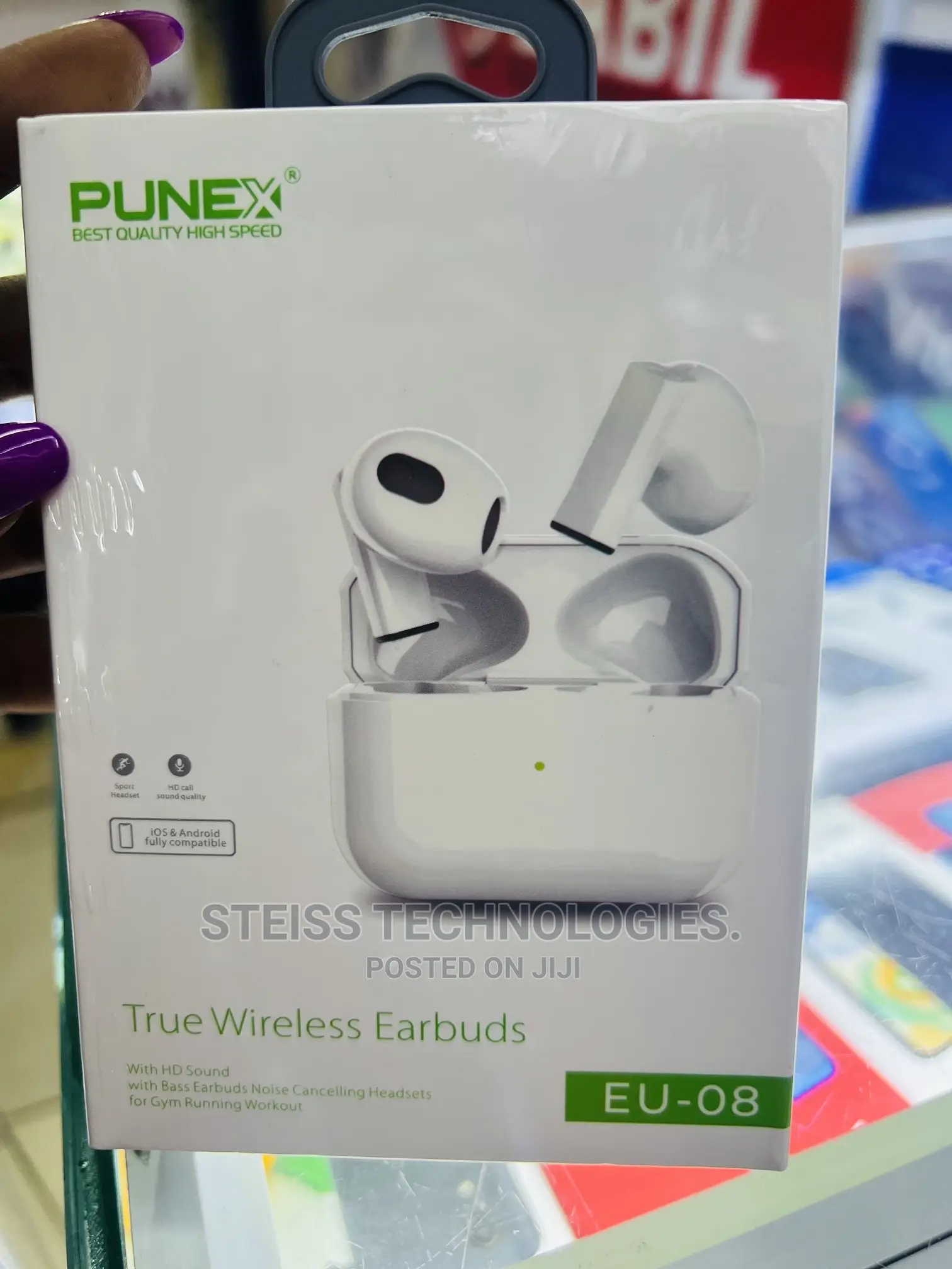 Punex Flat Wireless Earbuds 