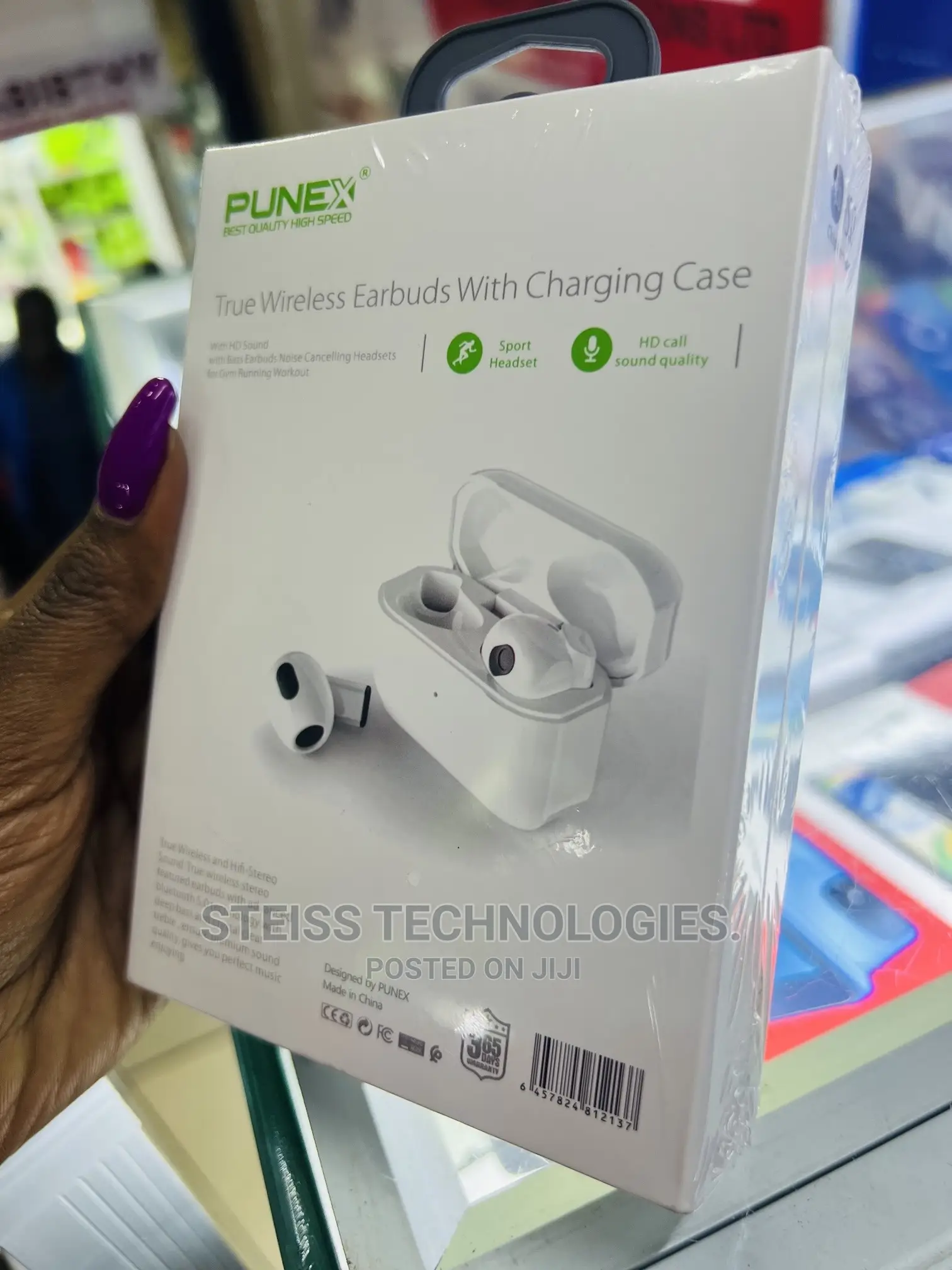 Punex Flat Wireless Earbuds 