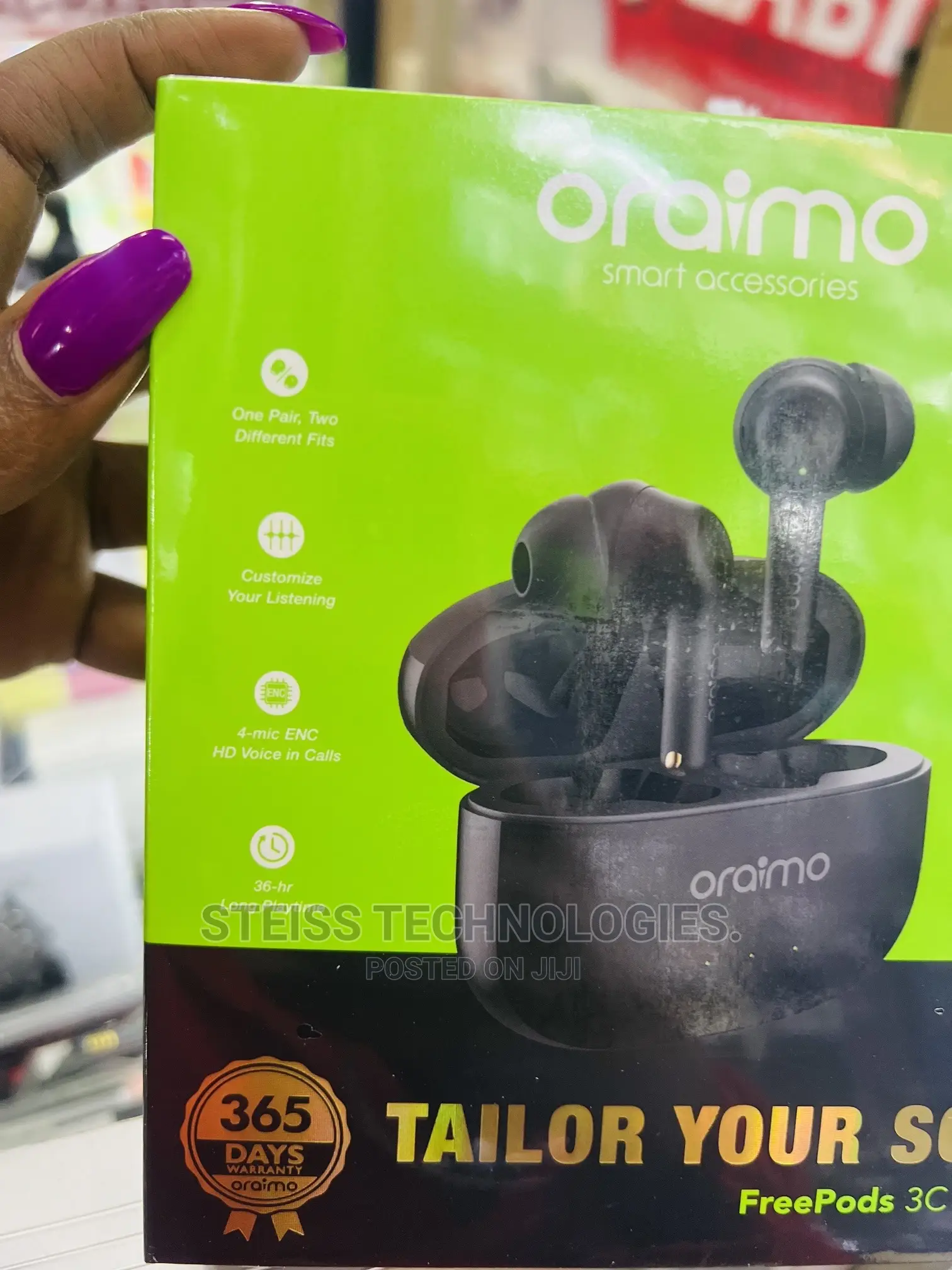 Oraimo Wireless Freepods 3c.