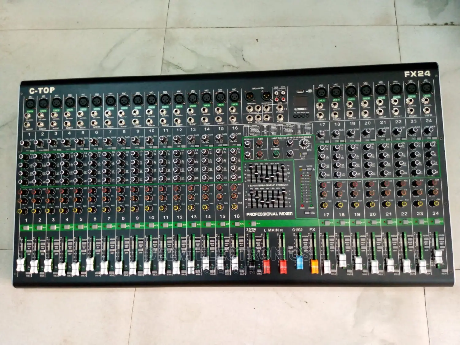 Plain Mixer 24channel Fx 24
