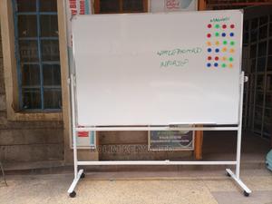 Whiteboard 6ftx4ft White Board With Portable Wheeled Stand - main view