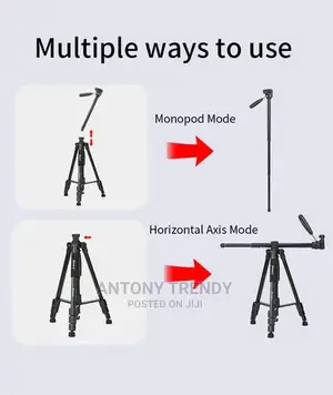 Section Legs Professional Tripod Stand for DSLR Cameras