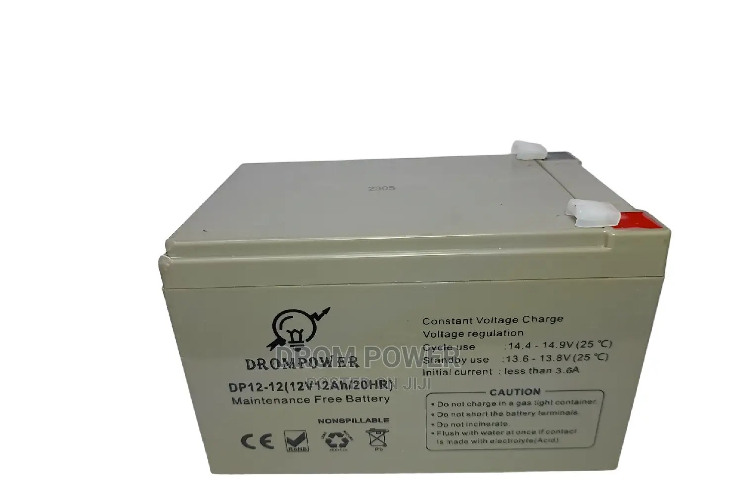 Drom 12v 12ah Battery