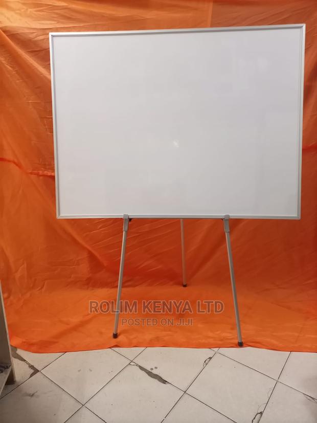White Board 4ftx4ft With Tripod Whiteboard Stand - main view