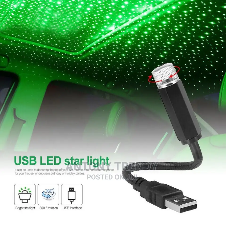 100MW Usb Star Light for Car, for Night Lamp