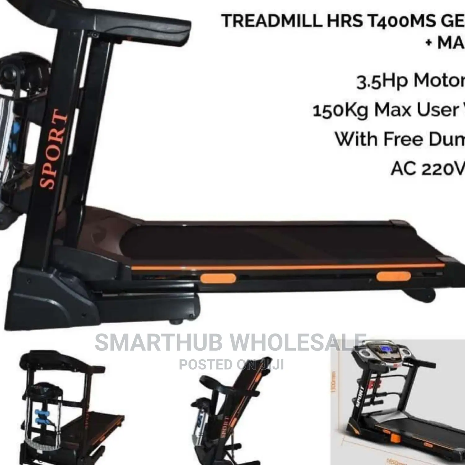 Treadmill With Massage Belt*