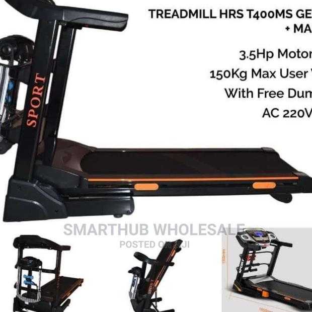 Treadmill With Massage Belt* - main view