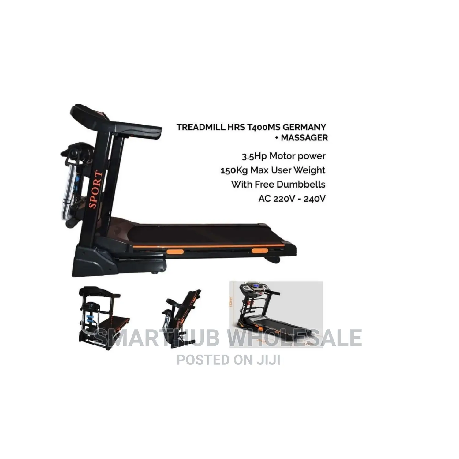 Treadmill With Massage Belt*