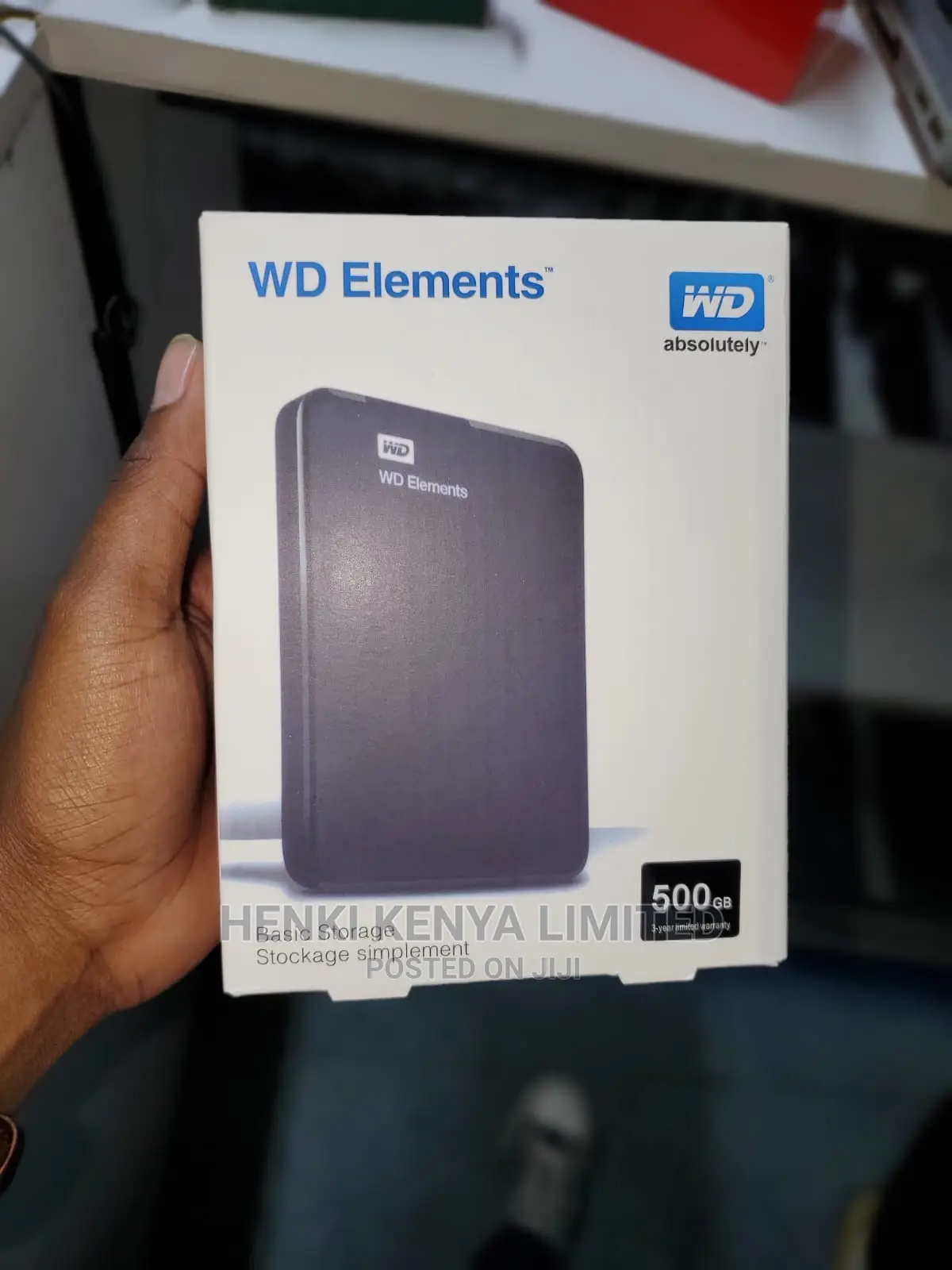 Western Digital 500gb External Hard Disk With Warranty