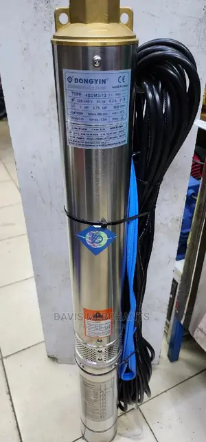 Submersible Deep Well Pump 0.75kw 1hp Max Head 93M