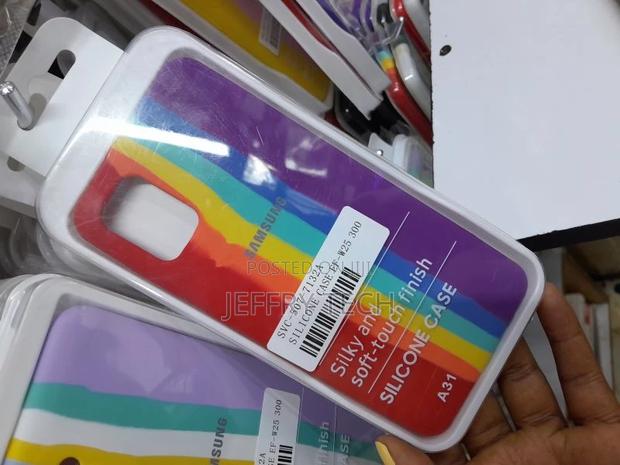Rainbow Printed Back Cover Case for Samsung Galaxy A31 Back - thumbnail 2