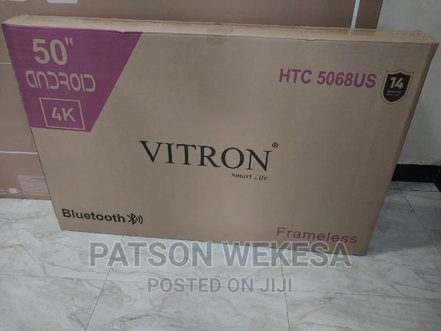 Vitron 50 Inch Frameless Uhd Smart Android Tv Bluetooth - main view