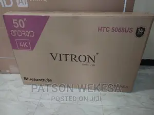 Vitron 50 Inch Frameless Uhd Smart Android Tv Bluetooth