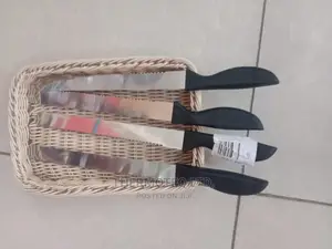 Black Handle Bread Knife