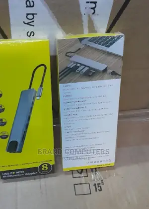 8-in-1 USB-C Adapter Type-C Hub 